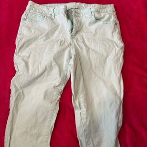 Women's Cream Jeans